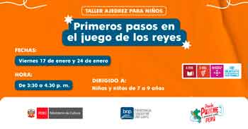 Taller presencial gratis "Primeros pasos en el juego de los reyes" de la BNP