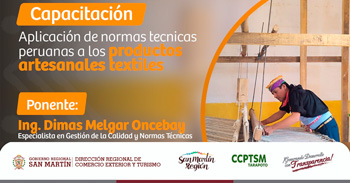 Capacitación presencial: "Aplicación de normas técnicas peruanas a los artesanales cexH"