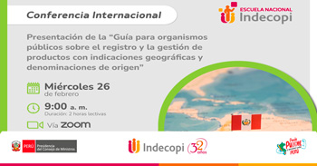 Conferencia online gratis Presentación de la Guía para la Gestión de Indicaciones Geográficas y Denominaciones de Origen