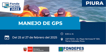 Curso Presencial gratis "Manejo de GPS" de FONDEPES