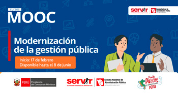 Curso online gratis certificado MOOC "Modernización de la gestión pública"