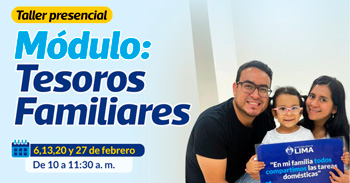 Taller presencial "Módulo: Tesoros familiares" de la Municipalidad de Lima