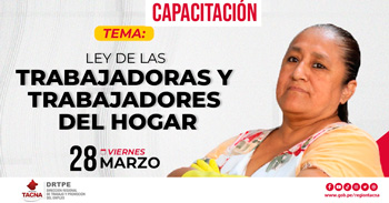 Capacitación presencial "Ley de las Trabajadoras y Trabajadores del Hogar" 
