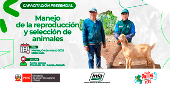Capacitación presencial  "Manejo de la reproducción y selección de animales" del INIA