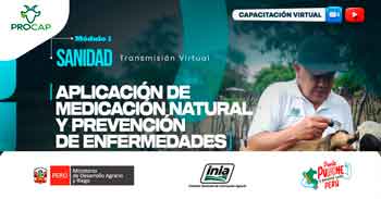 Capacitación online "Aplicación de medicación natural y prevención de enfermedades"  del INIA