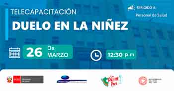  Capacitación online  "Duelo en la niñez" del MINSA