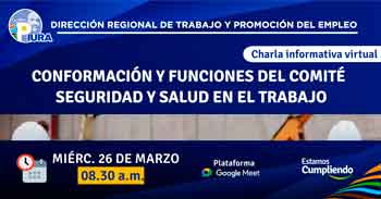  Capacitación online gratis "Conformación y funciones del comité de seguridad y salud en el trabajo"