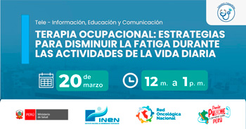 Capacitación online Terapia ocupacional: estrategias para disminuir la fatiga durante las actividades de la vida diaria