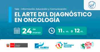  Charla online gratis "El arte del diagnóstico en oncología"del INEN