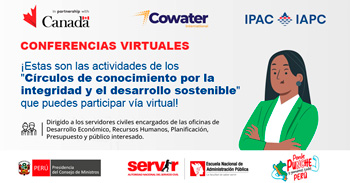 Conferencias online " Círculos de conocimiento por la integridad y el desarrollo sostenible" del SERVIR