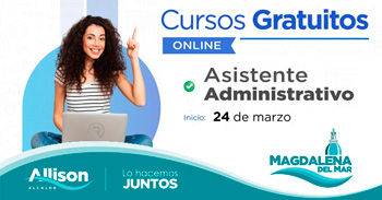 Curso online gratis "Asistente administrativo" de la Municipalidad de Magdalena del Mar