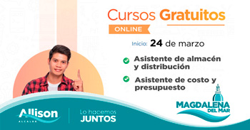 Cursos online gratis "Asistente de Almacen y Distribución y Asistente de Costos y Presupuestos"