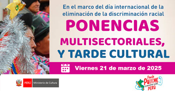 Evento presencial " Ponencias Multisectoriales y la Gran Tarde Cultural" de la DDC de la Huancavelica