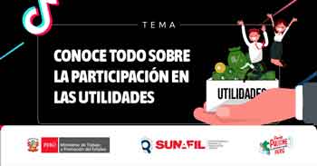 Evento online gratis "Conoce todo sobre la participación en las utilidades"  de la SUNAFIL