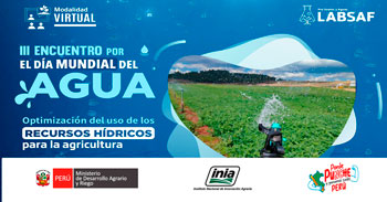 Evento online "Optimización del uso de los recursos hídricos para la agricultura" del INIA