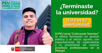 PEU MIDAGRI 2025 - Programa de Extensión Universitaria "Cultivando Talentos"