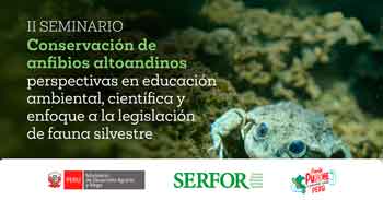 Seminario: "Conservación de anfibios altoandinos y educación ambiental"