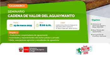 Seminario presencial "Cadena de Valor del Aguaymanto"  del Midagri