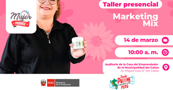 Taller presencial " Marketing mix " del PRODUCE