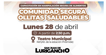  Capacitación en manipulación de alimentos: Comunidad segura ollitas saludables