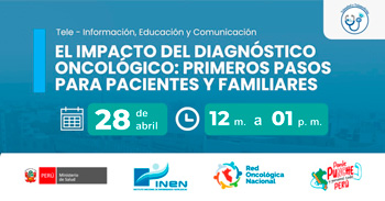 Capacitación virtual gratuita El impacto del diagnóstico oncológico: primeros pasos para pacientes y familiares