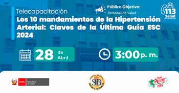 Capacitación virtual gratuita Los 10 mandamientos de la Hipertensión Arterial: Claves de la Última Guía ESC 2024