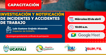 Capacitación online gratis "Investigación y Notificación de Incidentes y Accidentes de Trabajo"
