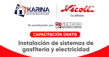 Charla presencial "Instalación de Sistemas de Gasfitería y Electricidad" del Sencico 
