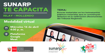 Charla virtual Errores materiales en los instrumentos públicos notariales que no constituyen defectos en la calificación
