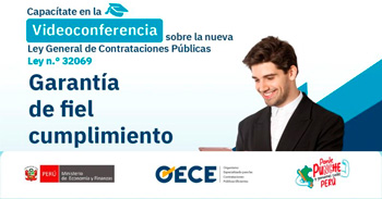Conferencia online gratis "Garantía de fiel cumplimiento" del OECE