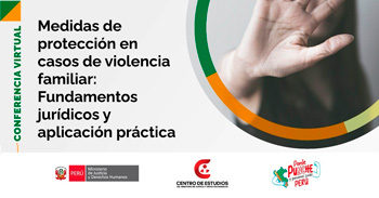 Conferencia virtual Medidas de protección en casos de violencia familiar: fundamentos jurídicos y aplicación práctica
