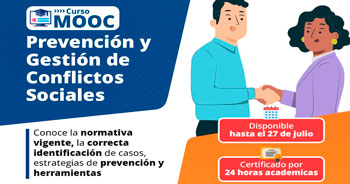 Curso virtual gratuito con certificado "Prevención y Gestión de Conflictos Sociales" del SERVIR