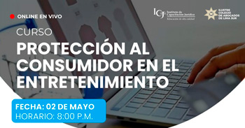 Curso virtual gratuito "Protección al Consumidor en el Entretenimiento"