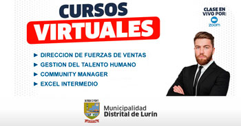 Cursos virtuales gratuitos de la Municipalidad de Lurín
