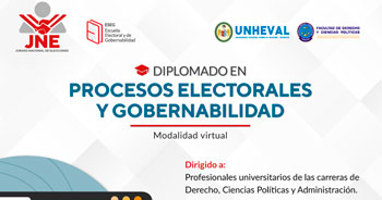 Diplomado virtual gratuito "Procesos Electorales y Gobernabilidad" del JNE