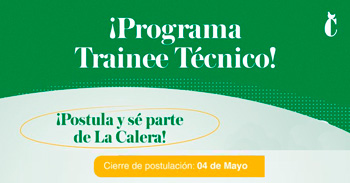  Programa "Trainee Técnico" 2025 de La Calera