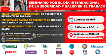 Seminario presencial  por el Día Internacional de la Seguridad y Salud en el Trabajo