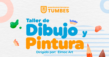 Taller presencial "Dibujo y Pintura" de la Municipalidad de Tumbes