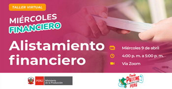 Taller online "Alistamiento financiero" del PRODUCE