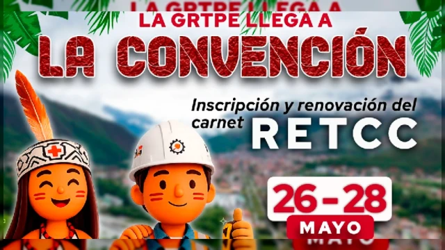  Capacitación presencial - "Inscripción y renovación del carnet RETCC " GRTPE Cusco
