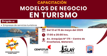 Capacitación Presencial sobre "Modelos de Negocio en Turismo"