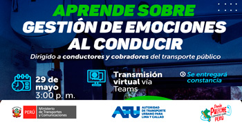  Capacitación online "Aprende sobre gestión de emociones al conducir"  