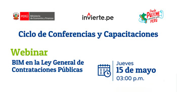  Capacitación virtual: BIM en la Ley General de Contrataciones Públicas de La DGPMI del MEF