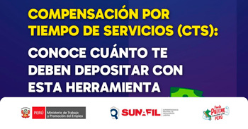  Capacitación online "Compensación por tiempo de servicios (CTS)"  de la SUNAFIL