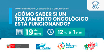 Capacitación online gratis "¿Cómo saber si un tratamiento oncológico está funcionando?" del INEN