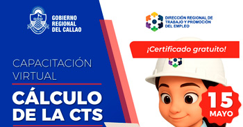  Capacitación online gratis"Compensación por tiempo de servicios - CTS" DRTPE del Callao