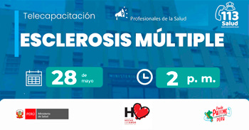  Capacitación online gratis "Esclerosis múltiple"  del  MINSA