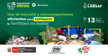  Capacitación online "Uso de bocashi y microorganismos eficientes para restaurar la fertilidad de suelos" ,INIA
