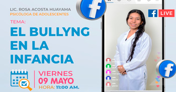  Charla  online "El bullyng en la infancia" del INSN