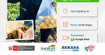 Charla online gratis "Manejo y uso adecuado de plaguicidas de uso agrícola"  de Agro Rural